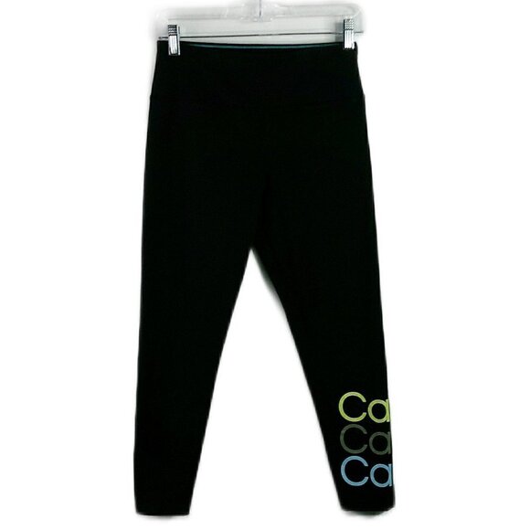 Calvin Klein Performance - Black Graphic Leggings - Medium - Picture 1 of 7